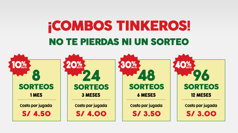 Puedes retar a tu suerte con los combos de jugadas compradas.